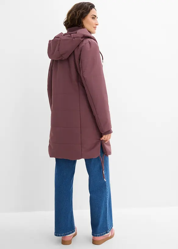 Longue doudoune d&eacute;perlante, bonprix
