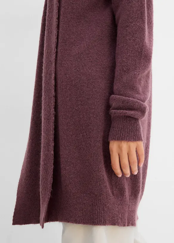 Longstrickjacke mit Schalkragen, bonprix