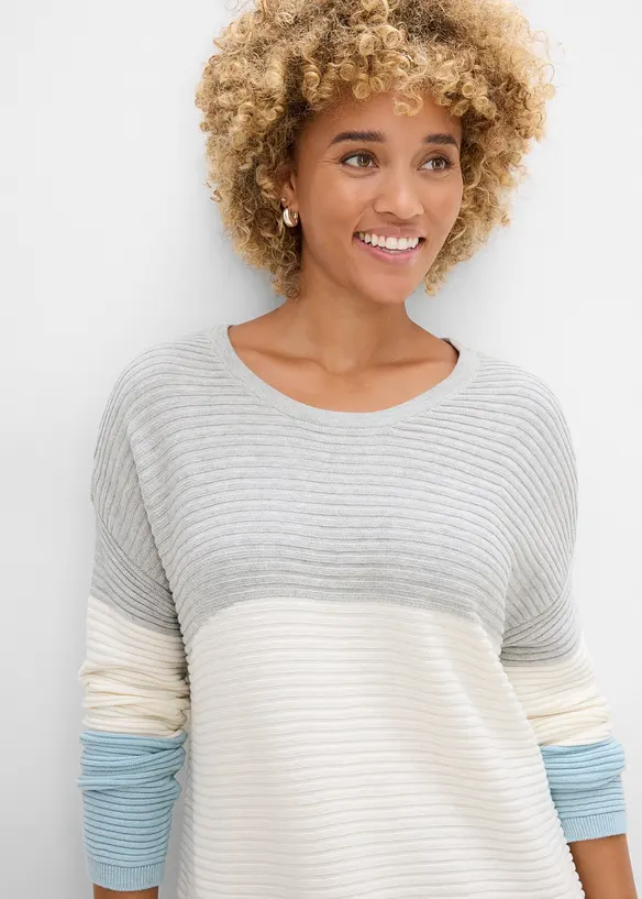 Pull c&ocirc;tel&eacute;, bonprix