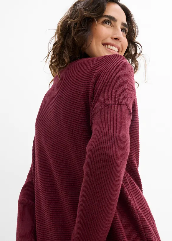 Long-Pullover aus Viskose-Mix, bonprix