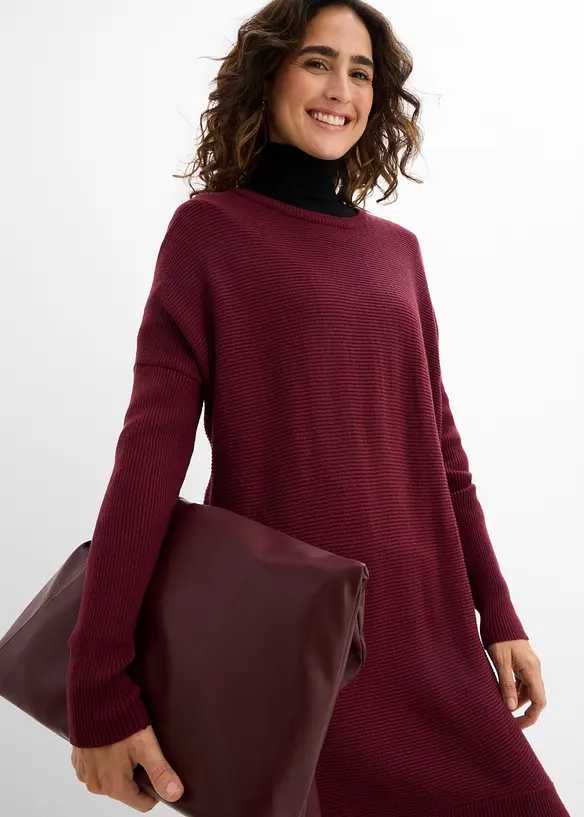 Long-Pullover aus Viskose-Mix, bonprix