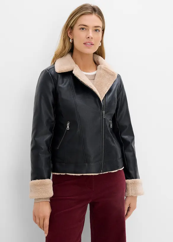 Veste enduite et doubl&eacute;e, bonprix