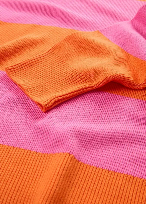 Pull en fine maille &agrave; larges rayures, bonprix