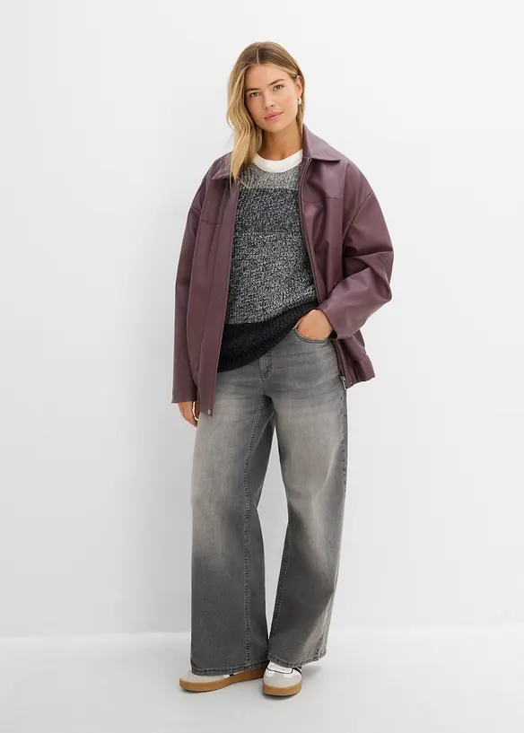 Pullover mit Streifenmuster, bonprix