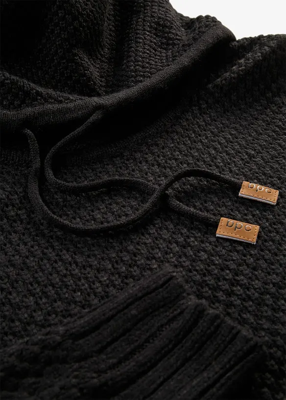 Strickkleid mit Schalkragen, bonprix