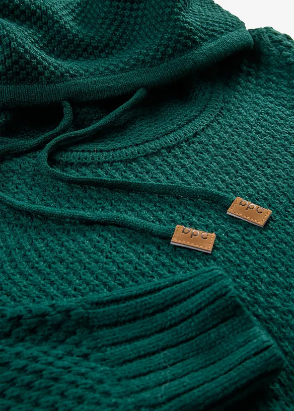 Strickkleid mit Schalkragen, bonprix