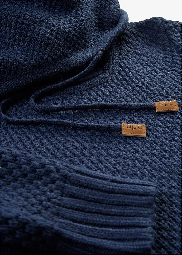 Strickkleid mit Schalkragen, bonprix