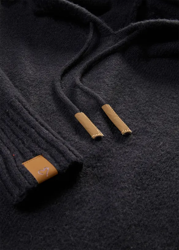 Strickkleid mit Kapuze, bonprix