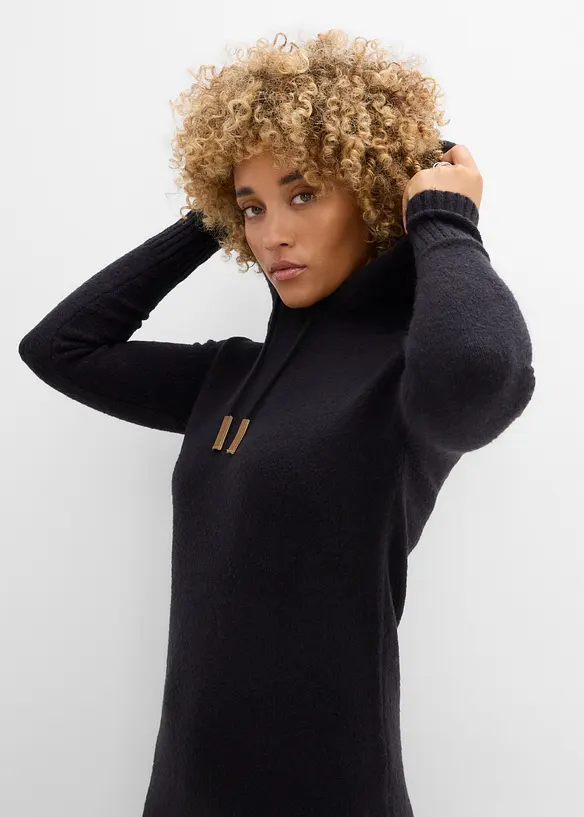 Strickkleid mit Kapuze, bonprix