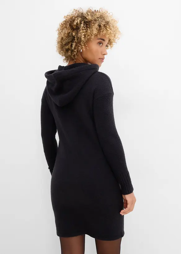 Strickkleid mit Kapuze, bonprix