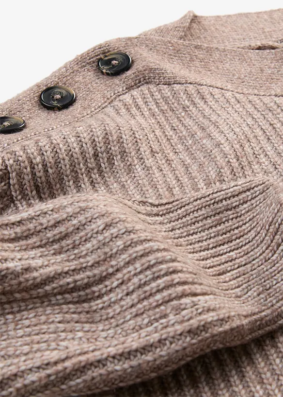 Pullover mit Kn&ouml;pfen, bonprix