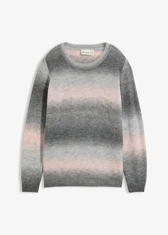 Pull &agrave; d&eacute;grad&eacute; de couleurs, bonprix