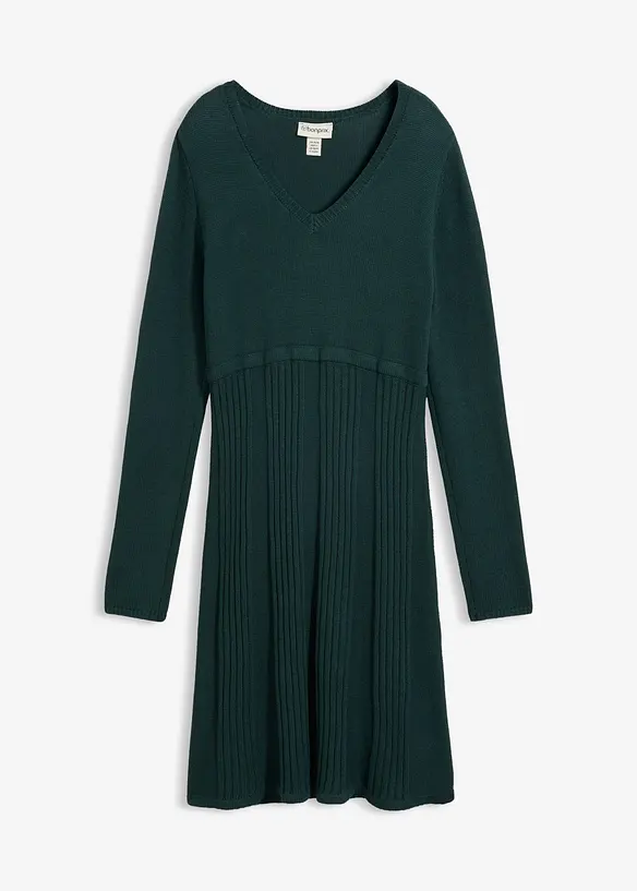 Robe en maille, bonprix