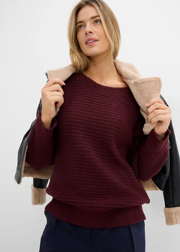 Pull en grosse maille, bonprix