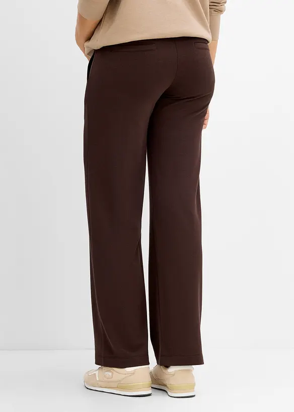 Pantalon de grossesse large en Punto di Roma, bonprix