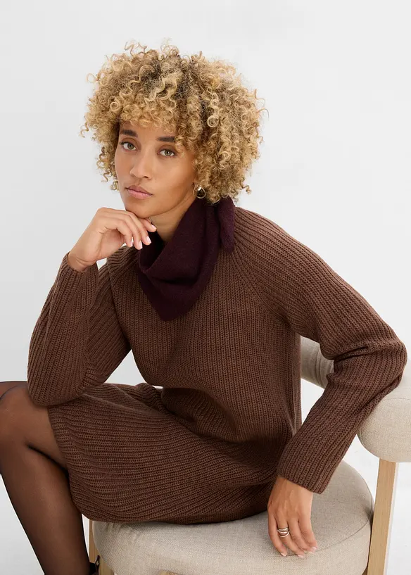 Robe en maille, bonprix