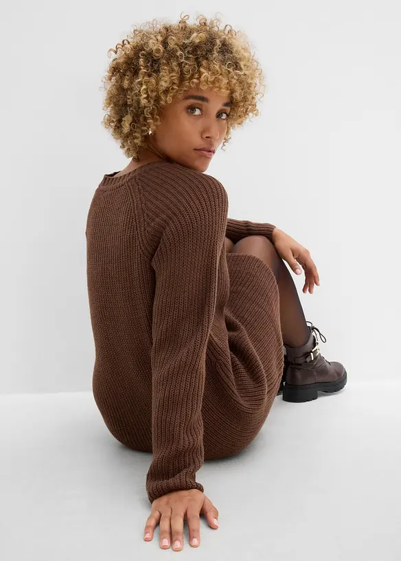 Robe en maille, bonprix