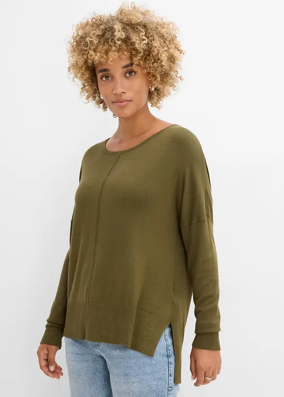 Pull en maille oversize, bonprix