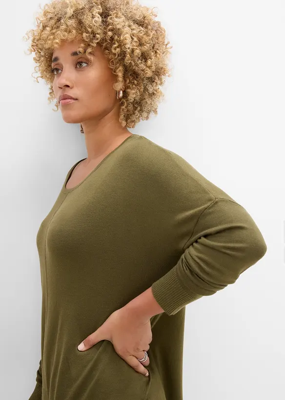 Pull en maille oversize, bonprix