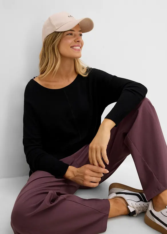 Pull en maille oversize, bonprix