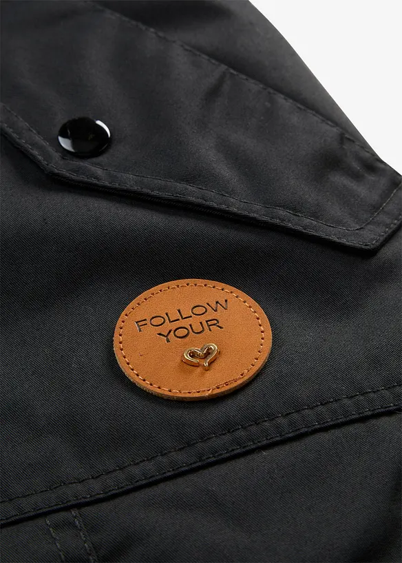Wattierter Parka mit Fellimitat-Besatz, bonprix
