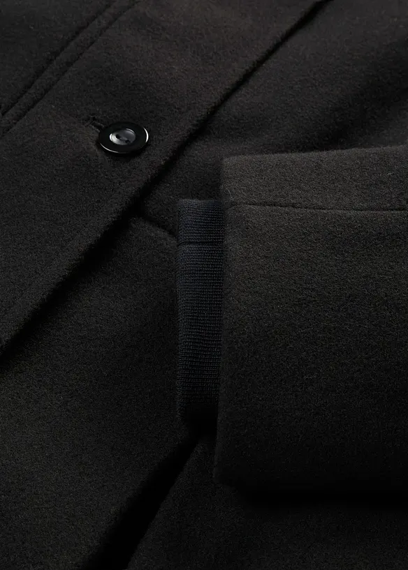 Manteau &agrave; capuche et pinces, bonprix