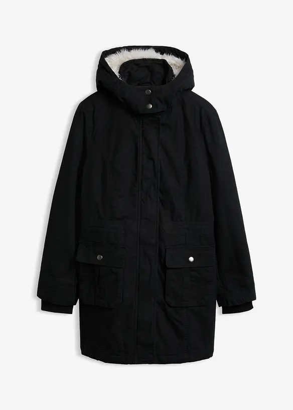 Parka en coton rembourr&eacute;e, bonprix