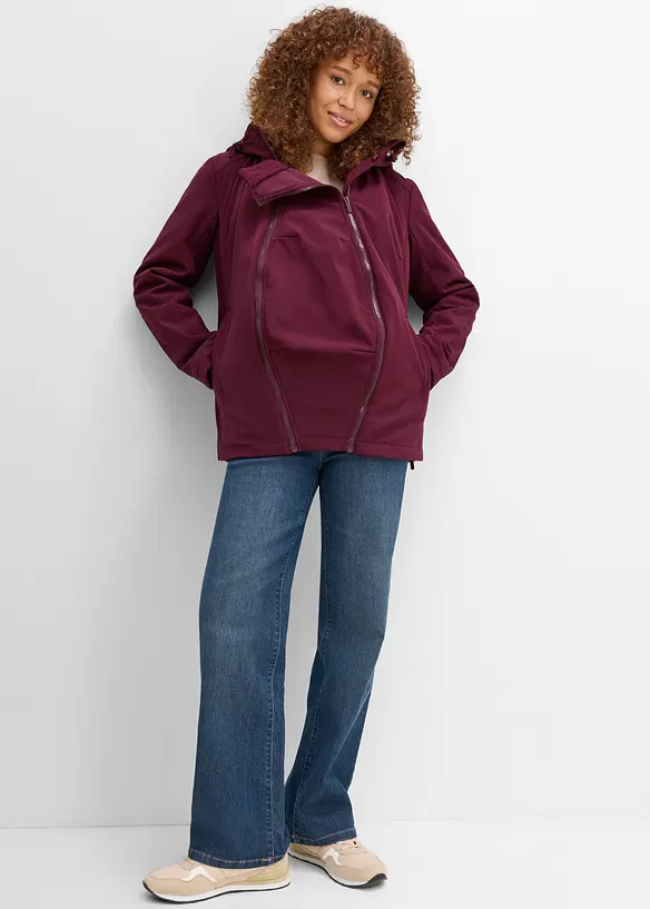 6-in-1 Umstands-Tragejacke mit herausnehmbarer Fleecejacke, bonprix