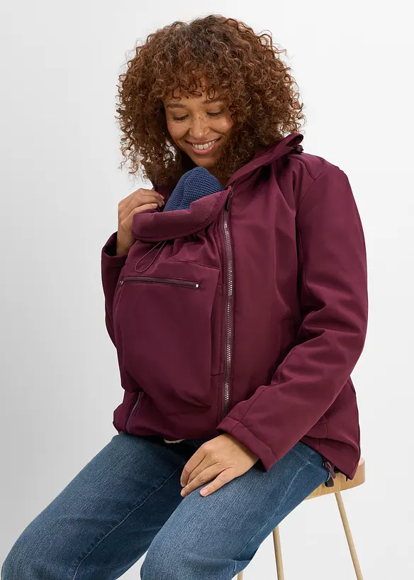 6-in-1 Umstands-Tragejacke mit herausnehmbarer Fleecejacke, bonprix