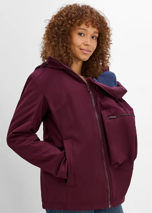 6-in-1 Umstands-Tragejacke mit herausnehmbarer Fleecejacke, bonprix