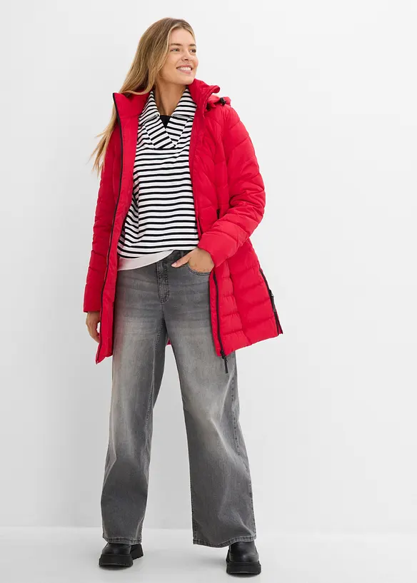 Long-Steppjacke mit Wattierung, bonprix