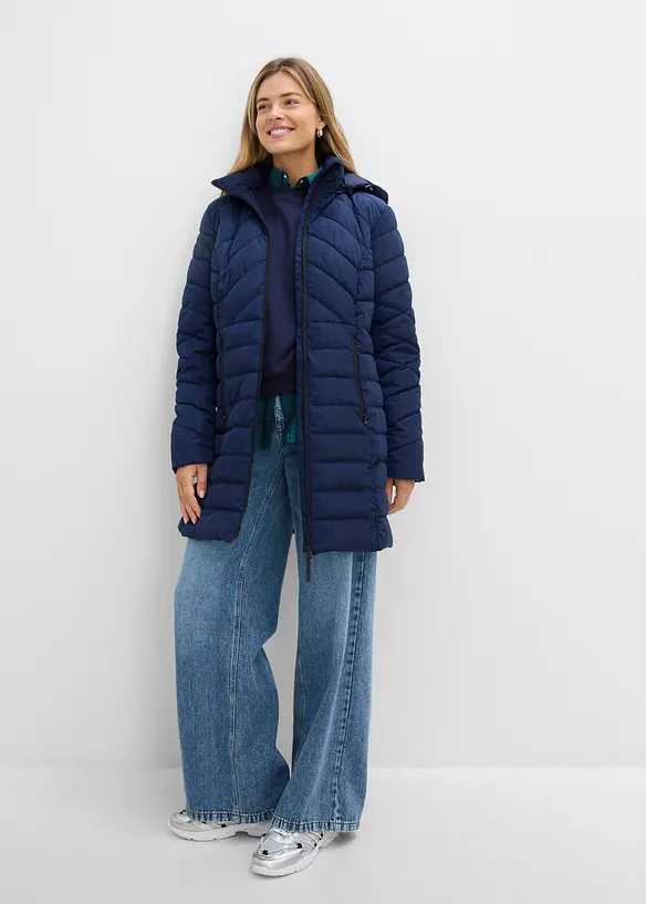 Long-Steppjacke mit Wattierung, bonprix