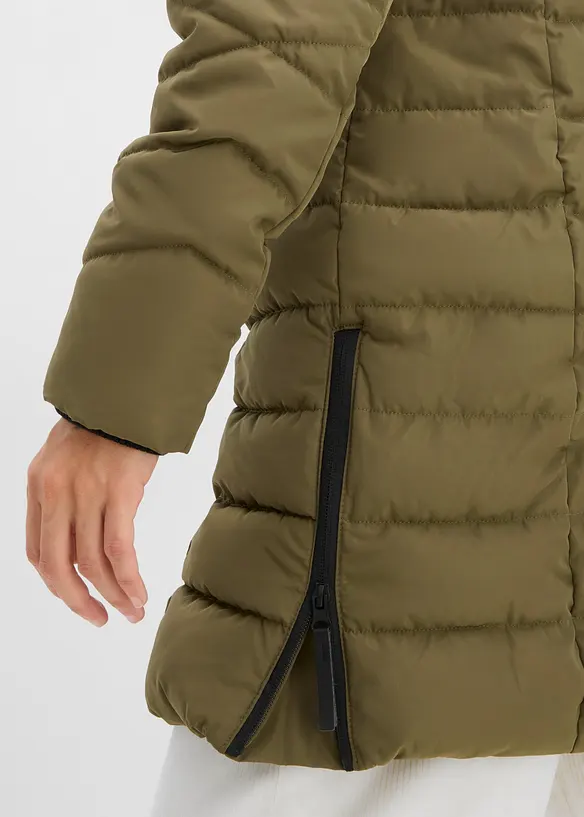 Veste longue matelass&eacute;e, rembourr&eacute;e, bonprix