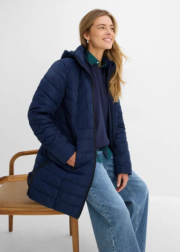 Long-Steppjacke mit Wattierung, bonprix