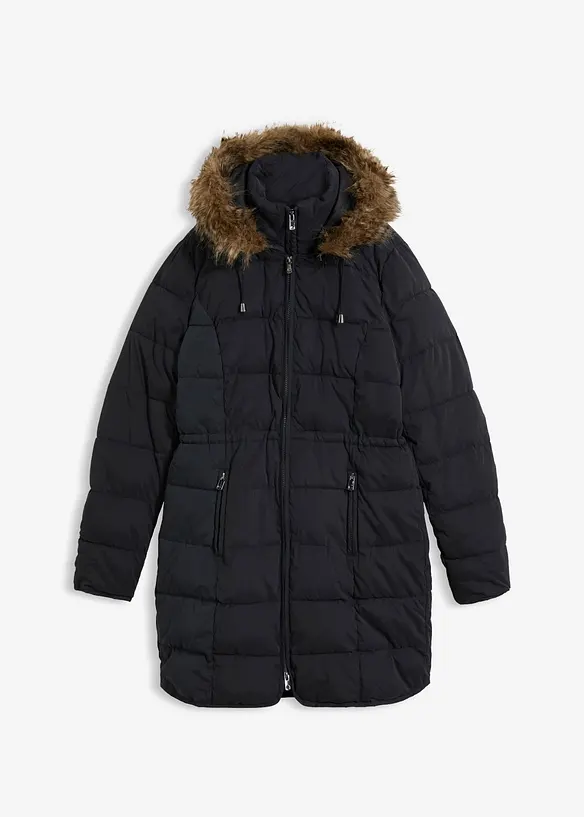 Steppjacke mit Kapuze, gef&uuml;ttert, bonprix