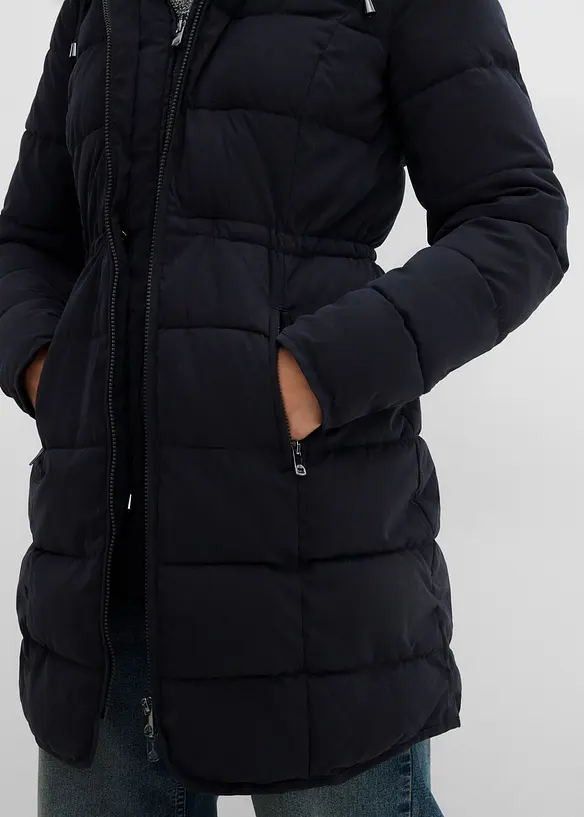Steppjacke mit Kapuze, gef&uuml;ttert, bonprix