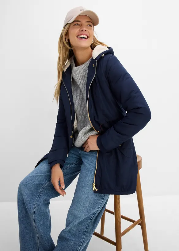Parka mit Teddy-Futter, bonprix