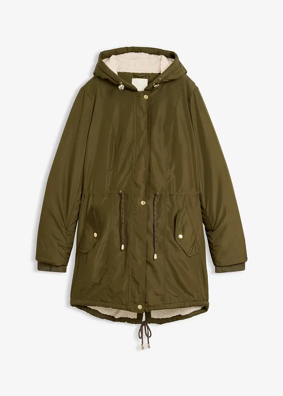 Parka avec doublure peluche, bonprix