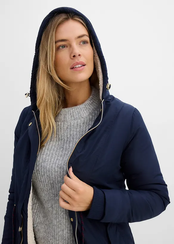 Parka mit Teddy-Futter, bonprix