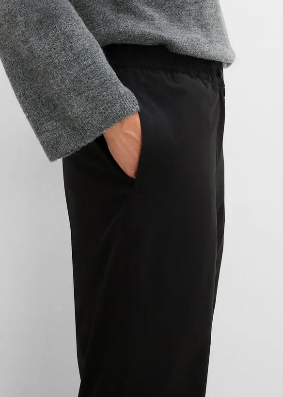 Pantalon chaud avec doublure polaire et taille &eacute;lastiqu&eacute;e, imperm&eacute;able, bonprix