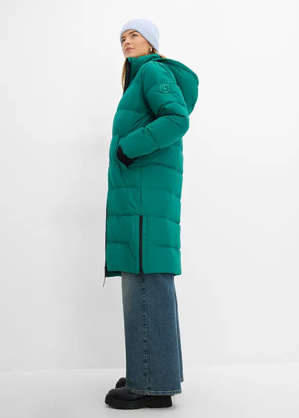 Doudoune longue avec duvet recycl&eacute;, bonprix