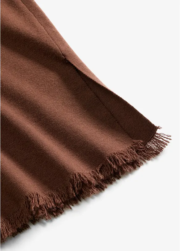 Strickrock mit Fransenkante, bonprix