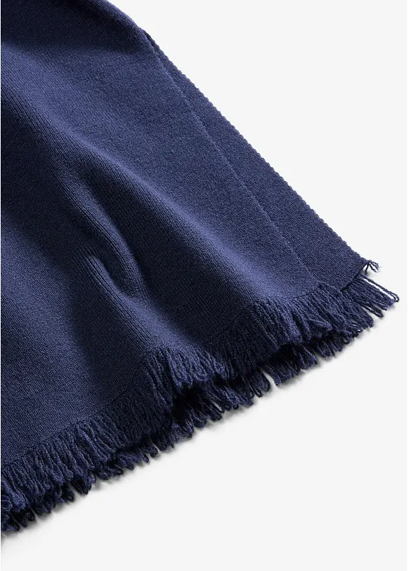 Jupe en maille, finition frang&eacute;e, bonprix