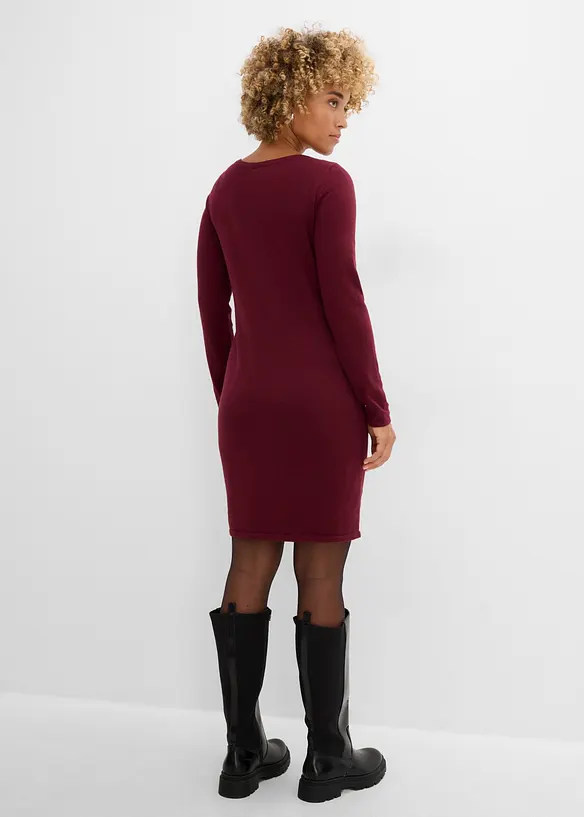 Strickkleid mit legerem Schnitt, bonprix