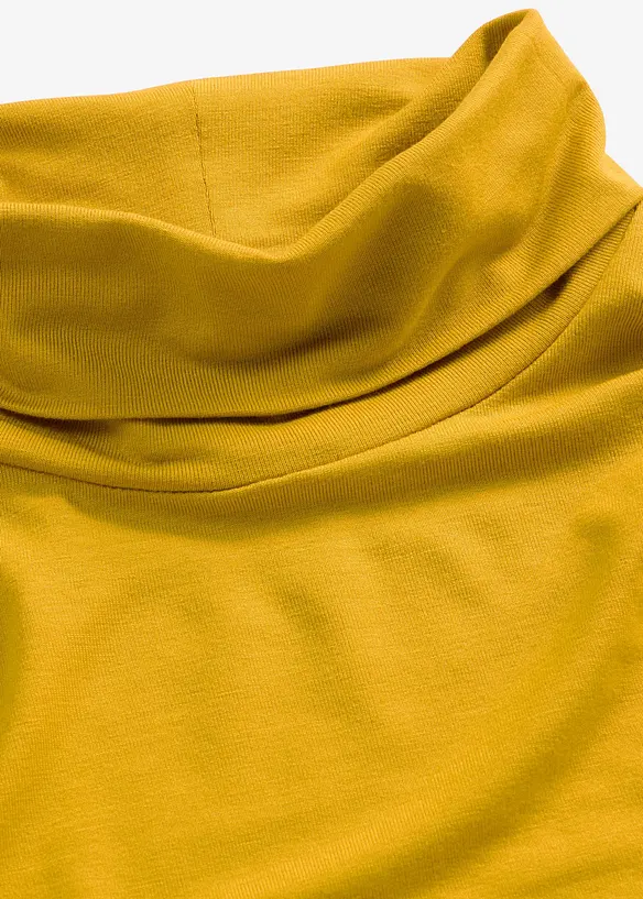 Rollkragenshirt mit dekorativen Kn&ouml;pfen, bonprix