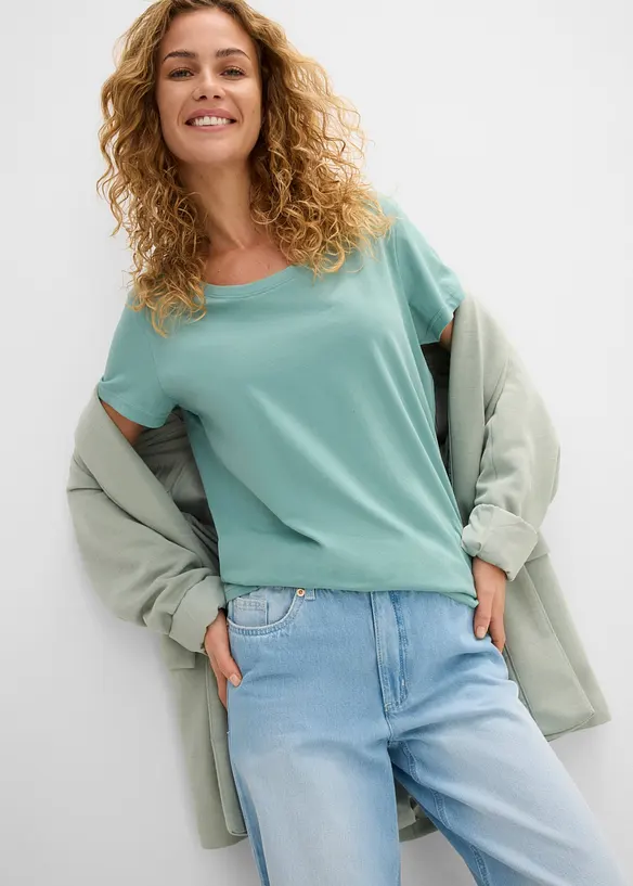 Rundhals-Shirt  (5erPack), bonprix