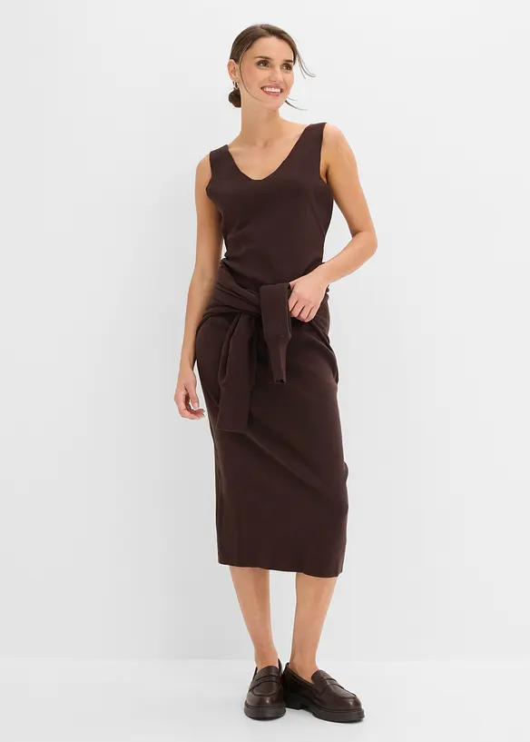 Robe et pull en maille (ens. 2 pces), bonprix