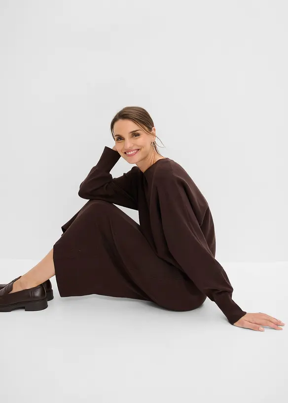 Robe et pull en maille (ens. 2 pces), bonprix