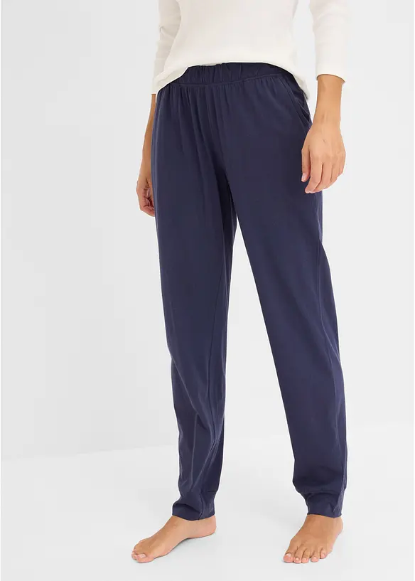 Lange Pyjamahose (2er Pack), bonprix