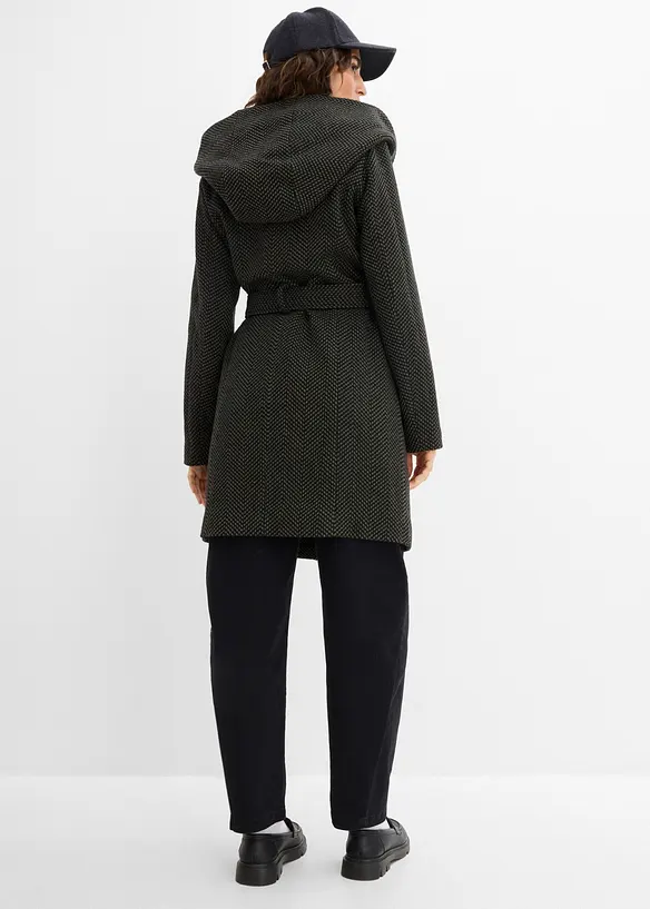 Kurzmantel mit Wolle, bonprix